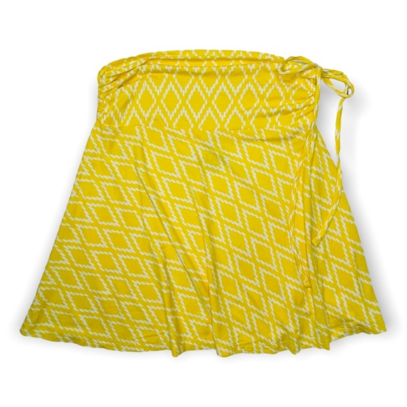 Patagonia Yellow Lithia Ruched Convertible Skirt / Halter Top Size Medium - Picture 3 of 8